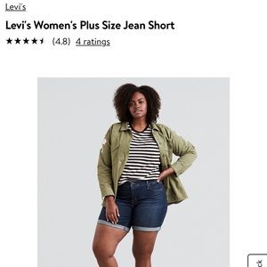 Levi's Women's Plus Size Jean Short